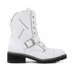 CHATTAWAK Damen 10richemondblanc 36 Stiefelette, weiß, EU von CHATTAWAK