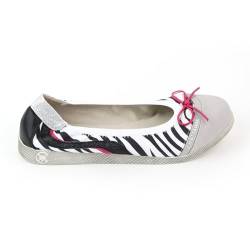 CHATTAWAK Damen 13 Monate Ballerinas, Zebra, 40 EU von CHATTAWAK