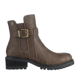 CHATTAWAK Damen 14toyataupe37 Stiefelette, Taupe, 37 EU von CHATTAWAK