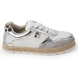 CHATTAWAK Damen 15badasilber36 Sneaker, Silber, 36 EU von CHATTAWAK