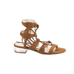 CHATTAWAK Damen 5origancamel36 Sandale mit Absatz, Camel, 36 EU von CHATTAWAK