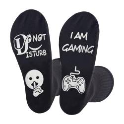 Lustige Socken Geschenke für Männer, Gaming Socken lustige Weihnachtsgeschenke Geburtstagsgeschenke,Kuschelige Lustig Socken Geschenke für Männer Jungen Teenager Gamer Geschenk,Geschenke für Gamer von CHENGYOUOUM