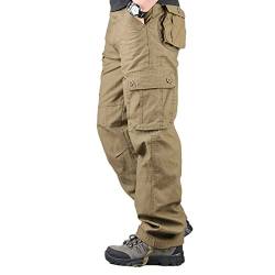 CHENMA Herren Entspannte Passform Military Twill Ourdoor Cargohose aus Baumwolle von CHENMA