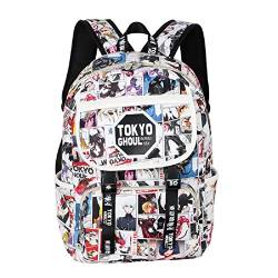 CHENMA Tokyo Ghoul Anime Kind Jungen Cosplay College Rucksack Backpack Schultasche Büchertasche Laptop Bag Daypack Schultertasche von CHENMA