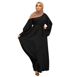 CHENSIYU Gebetskleidung für Frauen, Elegant Abendkleid Maxikleider Kleider Ohne Hijab Jilbab Kleid Muslimische Oversize Ramadan Robe Islamische Kleidung Abaya Muslim von CHENSIYU