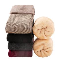 CHERISH 10 Paar Damen Winter Baumwolle Socken Dicke Thermo Warm Schnee Weiche Stiefel Socken von CHERISH