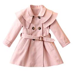 CHIC-CHIC Mädchen Mantel Jacke Prinzessin Trenchcoat Prinzessin Kinderjacken kleidung Outerwear Frühling Herbst Sweatjacke von CHIC-CHIC