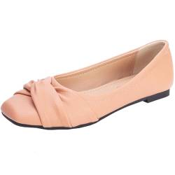 CHICMARK Damen Komfort-Slip-On Ballerinas/Loafer Flache Schuhe (Braun, 36) von CHICMARK