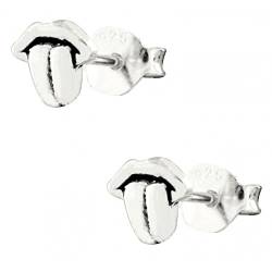 Chic-Net Silberohrstecker Ohrstecker Ohrringe Damen 925er Sterling Silber Schmuck Mund mit Zunge von CHICNET