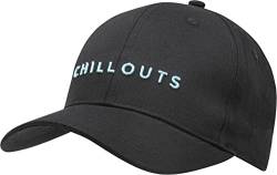 CHILLOUTS Cap aus 100% Baumwolle Baseballcap - Cusco Hat schwarz - Damen und Herren von CHILLOUTS