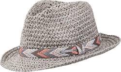 CHILLOUTS Mütze Medellin Hat hochwertige geflochtene Stroh-Hüte Mützen und Caps für Herren Damen und Kinder in 2 Farben, Farbe:Grey XS von CHILLOUTS