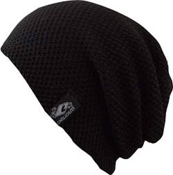 CHILLOUTS Osaka Beanie hochwertige Hüte Mützen und Caps für Herren Damen und Kinder - Kopfbedeckung in 4 Farben, Farbe:Black (OSA 03) von CHILLOUTS