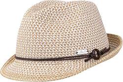 CHILLOUTS Verstellbarer Sommerhut - Trilby Rimini Hat - Damen weiß XS von CHILLOUTS