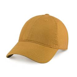 CHOK.LIDS Baseball Cap Papa Hut für Männer und Frauen Baumwolle Low Profile Einstellbare Polo gebogen Krempe (Bräunen) von CHOK.LIDS