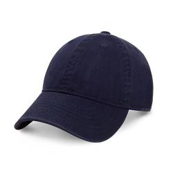 CHOK.LIDS Everyday Premium Dad Hat Unisex Baumwolle Baseball Cap für Damen und Herren Verstellbar Leicht Polo-Stil Gebogene Krempe, navy, Einheitsgröße von CHOK.LIDS