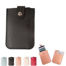 Ausziehbarer Kartenorganisator,Snap Pouch for Purse Pull Out Card Holder,Stapelbarer Pull-Out-Kartenhalter,Small Slim Credit Card Holder Wallet für Multi Slot Card Holder,Ultra schlank (1pcs-D) von CHRISK