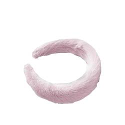 Koreanisches elegantes Haarband for Mädchen, niedlicher Plüsch-Haarschmuck, Winter-Frauen-Stirnbänder, modisches Haarband, Kopfbedeckung, Geschenke (Color : Pink, Size : One Size) von CHRISK