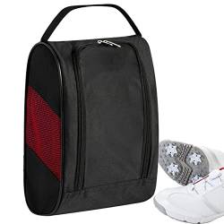 CHROX Golfschuh-Tragetasche, Golfschuhtasche | Schuhtragetaschen mit Reißverschluss und Belüftung - Atmungsaktive Golfschuh-Tragetaschen für Golf-Tees, Bälle und Zubehör, perfekt für Sport, Golf, von CHROX