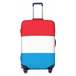 CHRYSM Gepäckabdeckung Minnesota State Flag Cover Protector Anti-Scratch Suitcase Cover Fits 18-32 Inch Suitcase S, Flagge Luxemburgs, Small, Art Deco von CHRYSM