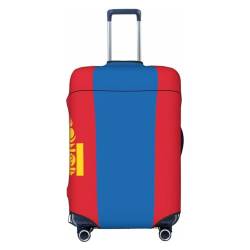CHRYSM Gepäckabdeckung North Dakota State Flag Cover Protector Anti-Scratch Suitcase Cover Fits 18-32 Inch Suitcase S, Mongolische Flagge, Large, Art Deco von CHRYSM