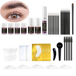 2 in 1 Laminierungskit für Augenbrauen und Wimpern, Semi-Permanent Eyelash Perm & Eyebrow Lamination kit, Volleren Augenbrauen-Look und gekräuselte Wimpern, Ideal für Partys, Home Salon von CHSEEO