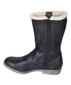 CHSHOER Damen Stiefeletten - Warme Winterstiefel mit einem kuscheligen Innenfutter(Grau,41) von CHSHOER