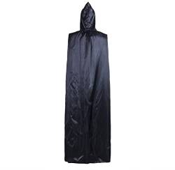 CO Halloween Langer Mantel Halloween-Umhang für Unisex, 130-150cm Orangext von CHUANGOU