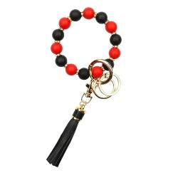 CHUQING Schlüsselanhänger,Armband Schlüsselbund,Schlüsselkette mit Perlen,Keychain Bracelet Geschenke für Frau von CHUQING
