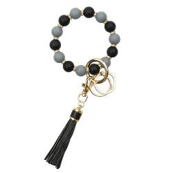 CHUQING Schlüsselanhänger Armband Perlen Schlüsselbund Damen Elegant Schlüsselkette Geschenke für Frauen Autoschlüsselanhänger von CHUQING