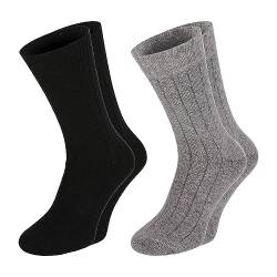 CHiLI Lifestyle Socks 2 Paar Merino Wollsocken. Unisex - warme Merino Socken Herren 43-46 Merino Socken Damen 39-42 dicke Wollsocken Merino Wintersocken. Socken Merinowolle Damen Herren, Größe:43/46 von CHiLI Lifestyle Socks