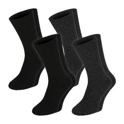 CHiLI Lifestyle Socks 4 Paar Alpaka Socken. Unisex - warme Alpaka Socken Herren 43-46 Alpaka Socken Damen 39-42 dicke Alpakasocken Wintersocken. Socken aus Alpaka-Wolle Damen Herren, Größe:39/42 von CHiLI Lifestyle Socks