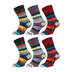 CHiLI Lifestyle Socks 6 Paar bunte Thermo Wintersocken. Unisex - warme Thermosocken Herren 43-46 Warme Thermosocken Damen 39-42 dicke Baumwollsocken - warme Wintersocken von CHiLI Lifestyle Socks