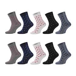 ChiliLifestyle Punkte Socken für Damen 10 Paar, Größe: 35-38 von CHiLI Lifestyle Socks