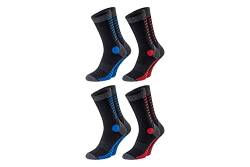 ChiliLifestyle Socken Function Trekking Wandern Hike 4 Paar, für Damen und Herren Baumwolle von CHiLI Lifestyle Socks