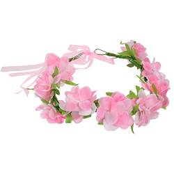 1stk Kranz Kleinkind Blumen Hochzeit Kopfschmuck Floraler Kopfschmuck Für Mädchen Blumenmädchen-kopfschmuck Böhmischer Kopfschmuck Blumenhaar Hochzeitsblumen Braut Die Blumen Stoff von CIMAXIC