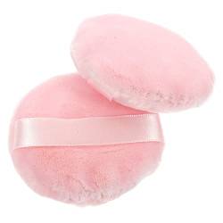 2 Stk Lose Puderquaste Make-up-puff Aus Baumwolle Make-up-foundation-puff Make-up-puff Für Frauen Make-up-puff Mit Riemen Make-up-schwämme Zum Verblenden Kosmetik Mini Fräulein von CIMAXIC