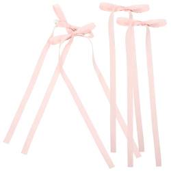 4 Schleife Haarnadel haar spangen haarclips Schleifen-Clip Schleifenclips für Haarspangen für dickes Haar rosa Haarschmuck Haarspangen für lange Haarschleifen von CIMAXIC