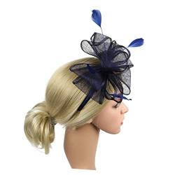 CIMAXIC Fascinator Braut Derby-Mützen für Damen 2022 haarschmuck für damen haarzubehör für damen Kleiderhüte für Damen damenhüte Frauen Haarreifen frauen stirnband Mini Kopfbedeckung Kranz von CIMAXIC