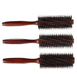 Haarbürste lockenstab friselle haaraccessoires comb Runde Kämme für Borstenkammbürste Haartrockner für runde Kammbürste runden runder Kamm Rundbürste Hölzern von CIMAXIC