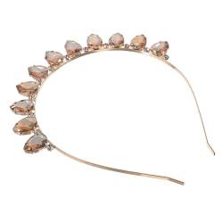 Kristall Stirnband Braut Stirnband Strass-stirnbänder Für Frauen Strass-stirnband Für Damen Braut Kopfschmuck Haarband Braut-stirnband Einfach Strasssteine Haarring Mädchen von CIMAXIC