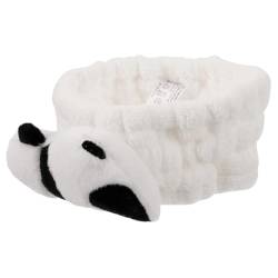 Panda-Stirnband Stirnbänder aus Mikrofaser Stirnbänder zum Waschen des Gesichts Make-up-Stirnband Stirnbänder für die Hautpflege Spa-Stirnbänder Karikatur Haarset Haarschmuck Schal von CIMAXIC