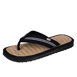 CINNEA® Bondy Zehentrenner karierte weiche Unisex Wellness Sandalen (numeric_42) von CINNEA