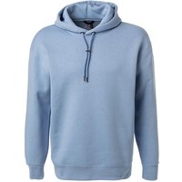 CINQUE Herren Hoodie blau Baumwolle unifarben von CINQUE