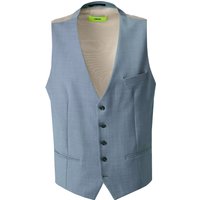 CINQUE Herren Weste blau Schurwoll-Stretch meliert von CINQUE