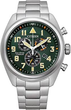 CITIZEN Herren Analog Quarz Uhr mit Edelstahl Armband AT2480-81X von CITIZEN