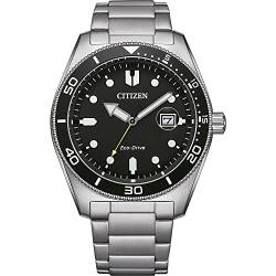 CITIZEN Herren Analog Quarz Uhr mit Edelstahl Armband AW1760-81E von CITIZEN