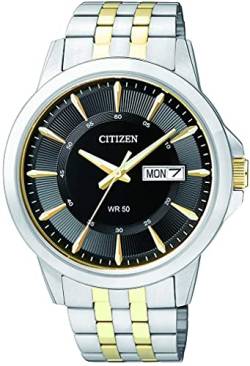 CITIZEN Herren Analog Quarz Uhr mit Edelstahl Armband BF2018-52EE von CITIZEN