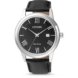 CITIZEN Herren Analog Quarz Uhr mit Leder Armband AW1231-07E von CITIZEN
