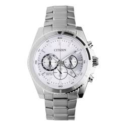 CITIZEN Herren-Uhren Analog Quarz One Size Silber 32025932 von CITIZEN