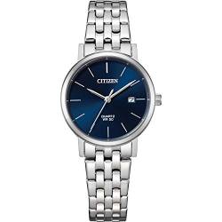 Citizen Damen Analog Quarz Uhr mit Edelstahl Armband EU6090-54A von CITIZEN